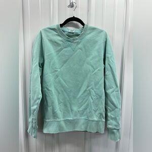 Fruit of the Loom Light Green Men's Crewneck Sweater